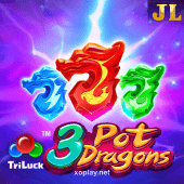 3 Pot Dragons Fantasy Slot Visual